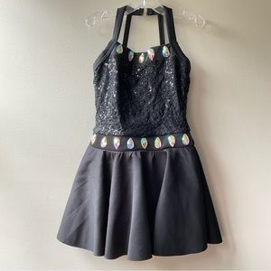 Weissman Black Dance Costume Dress